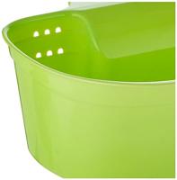 Prullenbak Gondol_G-550 Transparant Wit Plastic - thumbnail