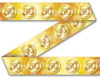 Afzetlint 50 Jaar Goud (12m) - thumbnail