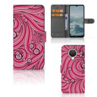 Nokia G10 | G20 Hoesje Swirl Pink - thumbnail