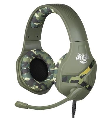 Hoofdtelefoon met microfoon KONIX KX MY UNIV NEMESIS CAMO Zwart Multicolour