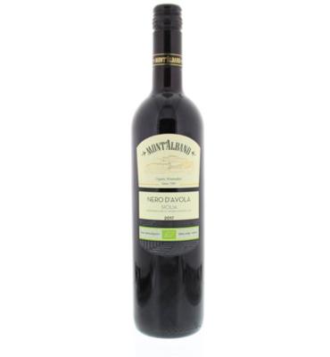Mont Albano Nero d avola terre siciliane rood bio 750 Milliliter