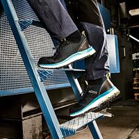 Albatros werkschoenen AER55 Impulse zwart/blauw laag S1P ESD maat 37 - thumbnail