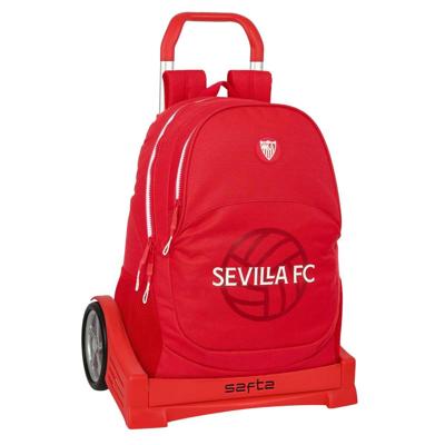 Schoolrugzak met Wielen Sevilla Fútbol Club Rood 32 x 44 x 16 cm