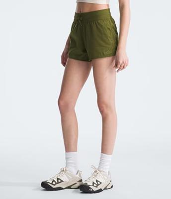 The North Face Aphrodite Kortebroek Dames Forest Olive XL