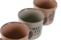 Set van koffiekopjes Home ESPRIT Blauw Roze Keramiek 180 ml 4 Onderdelen - thumbnail