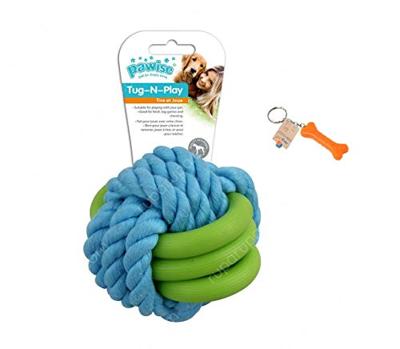 Pawise Twins Rope Ball 7cm