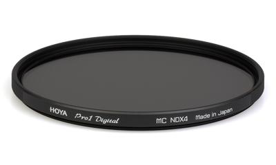 Hoya Grijsfilter ND4, Pro1D serie - 2 stops - 62mm Hoya Grijsfilter ND4, Pro1D serie - 2 stops - 62mm