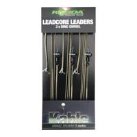 Korda Leadcore Leaders Heli Gravel Brown - thumbnail