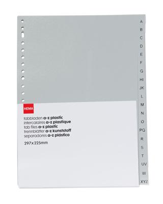 HEMA Tabbladen A-Z - 20 Stuks