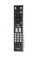 Hama Universele afstandsbediening voor LG TV's (infrarood, leerbaar, lichtgevende toetsen, slimme knop, Easy Mode functie, ergonomische hoofdtoetsen, 10 m bereik) zwart - thumbnail