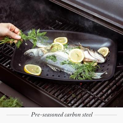 Merten & Storck Carbon Steel BBQ Grillschaal
