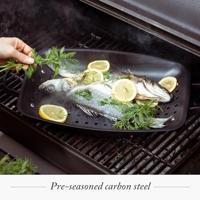 Merten & Storck Carbon Steel BBQ Grillschaal - thumbnail