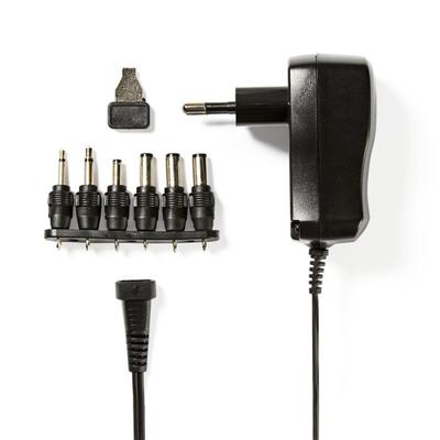 Nedis Universele AC-voedingsadapter | 3/4,5/5/6/7,5/9/12 V DC | 600 MA