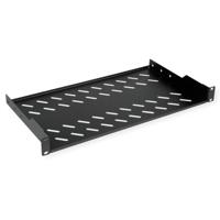 ROLINE 19-inch plank 1 U, 250 mm diep 15 kg zwart - thumbnail