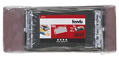 kwb 485170 Professionele handslijperset, met 50 schuurstroken 93 x 230 mm 1 stuk(s)