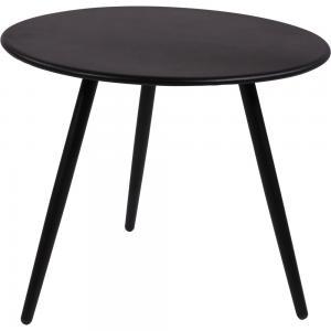 Bijzettafel Rafael metaal zwart 45 cm Bijzettafel Rafael metaal zwart 45 cm