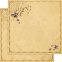 Graphic45 • 30,5x30,5cm double-sided paper x1 march foundation - thumbnail