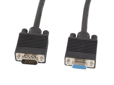 VGA-kabel Lanberg CA-VGAC-10CC-0030-B+ 3 m Zwart