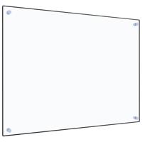 VidaXL Spatscherm keuken 80x60 cm gehard glas transparant - thumbnail
