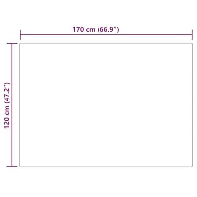 VidaXL Nep schapenvacht tapijt tafalla grijs 120 x 170 cm polyester