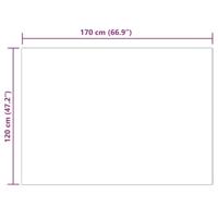 VidaXL Nep schapenvacht tapijt tafalla beige 120 x 170 cm polyester - thumbnail