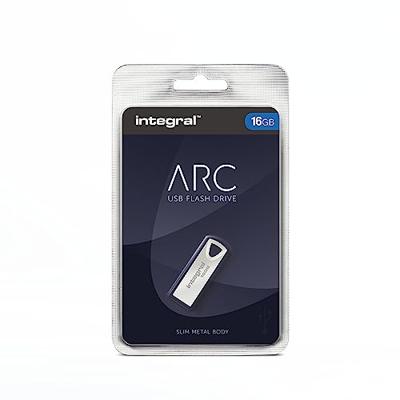 Integral ARC USB stick 2.0, 16 GB, zilver