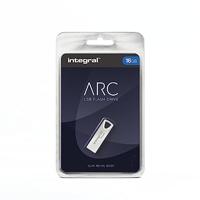 Integral ARC USB stick 2.0, 16 GB, zilver - thumbnail