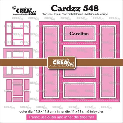 Crealies • cardzz frame & inlays caroline