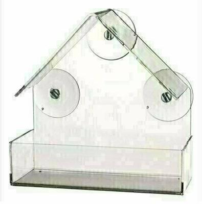 TRIXIE RAAMVOEDERHUIS TRANSPARANT 15X6X15 CM 225 ML TRIXIE RAAMVOEDERHUIS TRANSPARANT 15X6X15 CM 225 ML