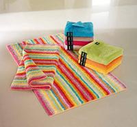 Cawö Cawö Badmat Gestreept Keerbaar 7048 84-Multidonker 70x120 - thumbnail