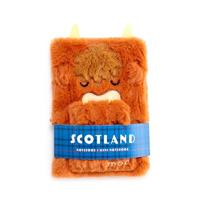Highland Koe Pluche Notitieboekje Buidel - thumbnail