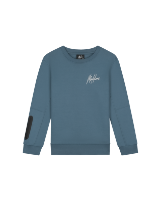 Malelions winter sweater jongens - teal blauw - Sport Counter