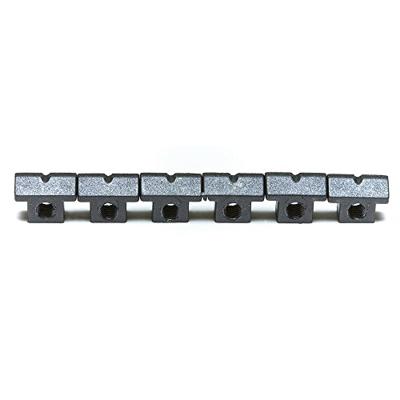 Graph Tech PS 8440 00 String Saver Badass & Epiphone Stamped Saddles 6-delige brugzadelset gitaar (6 stuks)