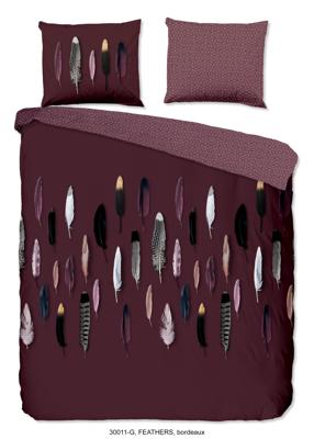 Good Morning Dekbedovertrek "veren" - Rood - (240x200/220 cm) - Katoen Good Morning Dekbedovertrek "veren" - Rood - (240x200/220 cm) - Katoen