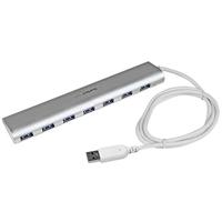 StarTech.com 7-Port USB Hub, USB A naar 7x USB-A Poorten, USB 5Gbps, Self-Powered, Compacte USB 3.0 Laptop Hub met Voeding - thumbnail