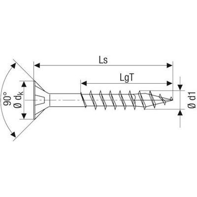 Spax pk t20 geg dd 4,0x70(100)