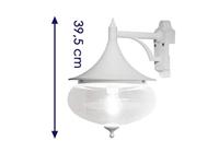 KonstSmide WandlampLibra klassiek 40cm mat wit - 581-250 - thumbnail