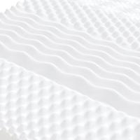 Slaapbank onderschuifbed en matrassen 80x200 cm stof lichtgrijs - thumbnail