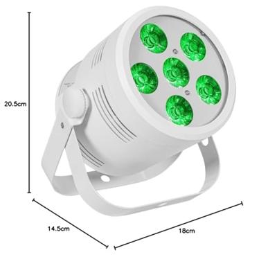 Eurolite 51915341 PAR LED-schijnwerper Aantal LEDs: 8 8 W Wit
