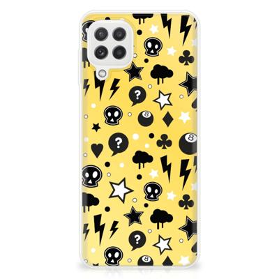 Silicone Back Case Samsung Galaxy A22 4G | M22 Punk Geel Silicone Back Case Samsung Galaxy A22 4G | M22 Punk Geel