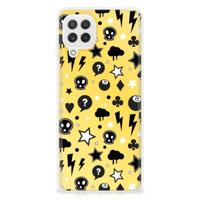Silicone Back Case Samsung Galaxy A22 4G | M22 Punk Geel - thumbnail