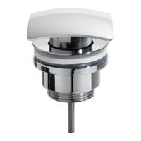 Wiesbaden luxe vierkante clickwaste 5/4&apos;&apos; chroom - thumbnail