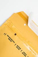 Comebag luchtkussenenveloppen, ft 180 x 265 mm, met stripsluiting, bruin, doos van 100 stuks - thumbnail