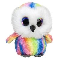 Lumo Stars knuffel - uil stripe, 24cm - thumbnail
