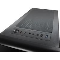 Inter-Tech cxc2 midi tower behuizing (zwart | 3x usb-a | window) - thumbnail