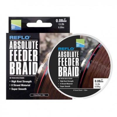 Preston Absolute Feeder Braid 150M 0.08 mm 6.0kg 13.2lb