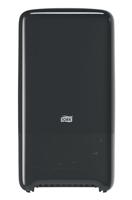 Toiletpapierdispenser tork t6 medium duo zwart - thumbnail