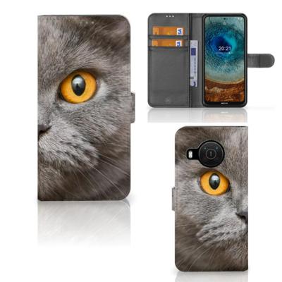 Telefoonhoesje | Met pasjeshouder | Nokia X10 | Nokia X20 Britse Korthaar Telefoonhoesje | Met pasjeshouder | Nokia X10 | Nokia X20 Britse Korthaar