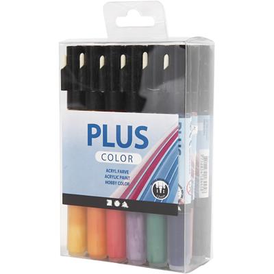 Creativ Company Plus color acrylstiften acrylverf marker, 18st.