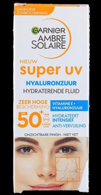 Garnier Ambre Solaire Super UV Hyaluronzuur Hydraterende Fluid SPF 50+